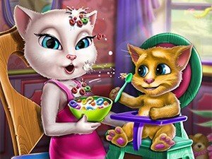 Постер игры Корм Для Малышей Анджелы | Angela Toddler Feed